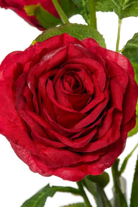26" Silk Rose Spray Red