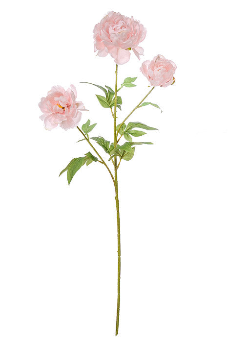 27.5" Silk Peony Spray Pink