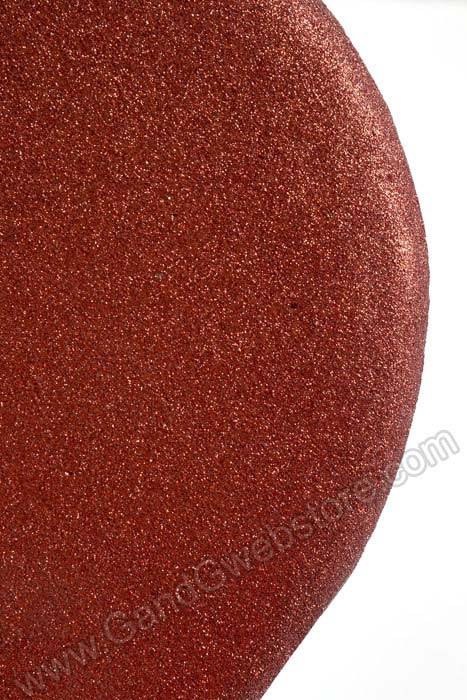 14" Hanging Glitter Solid Heart Red