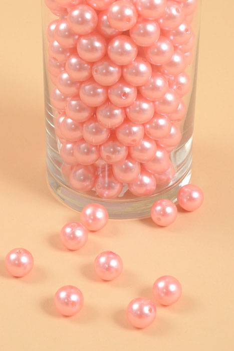 16mm Abs Pearl Beads Peach Pkg(500g)