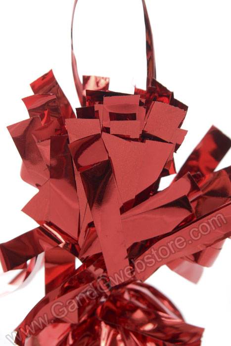 4" X 2.5" Metallic Balloon Weight Red Pkg/12