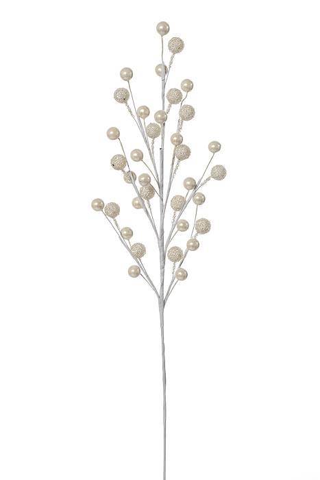 19" Berry Spray White Pkg/12