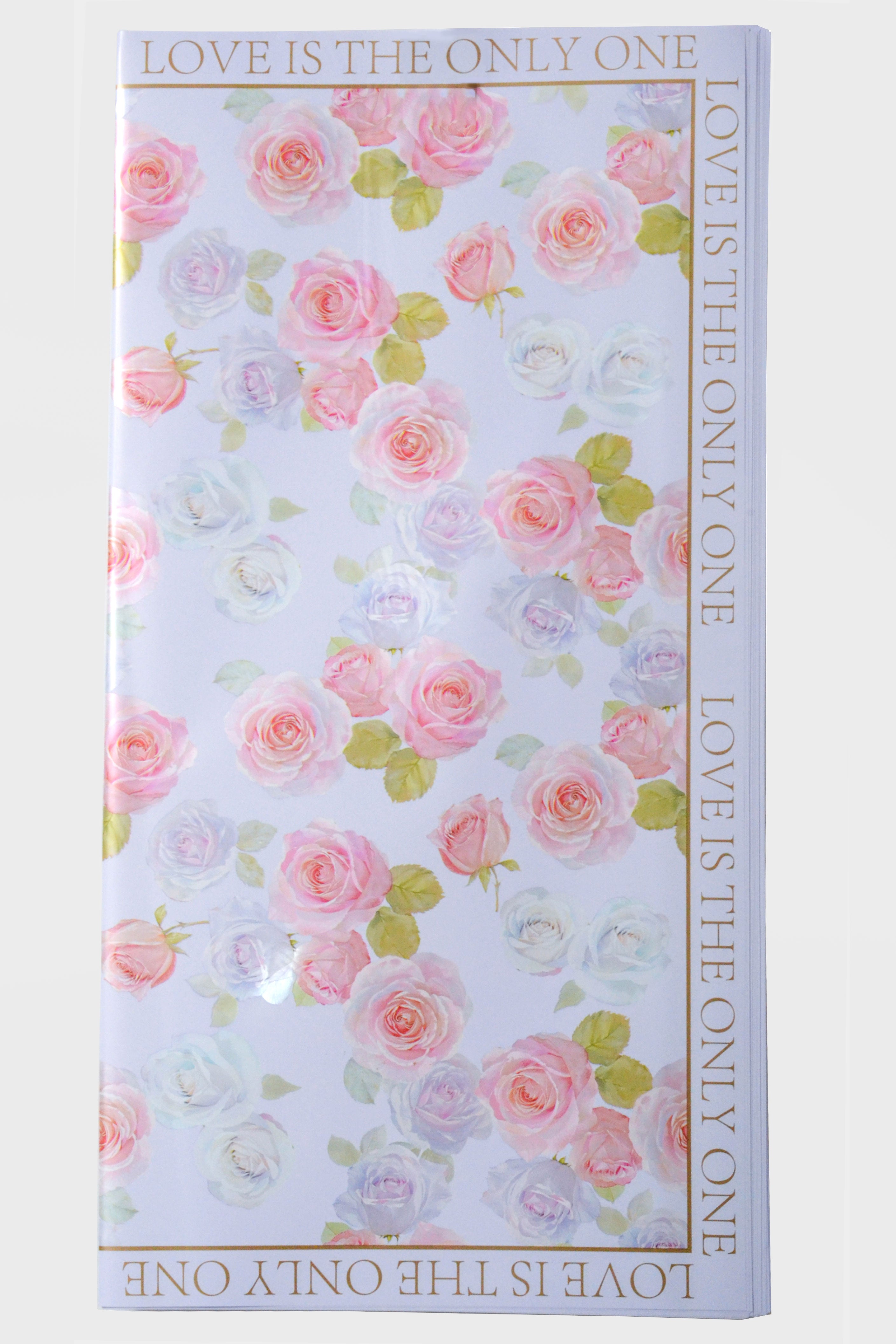 22.5" Wrapping Paper W/Rose Lavender/Pink Pkg/20