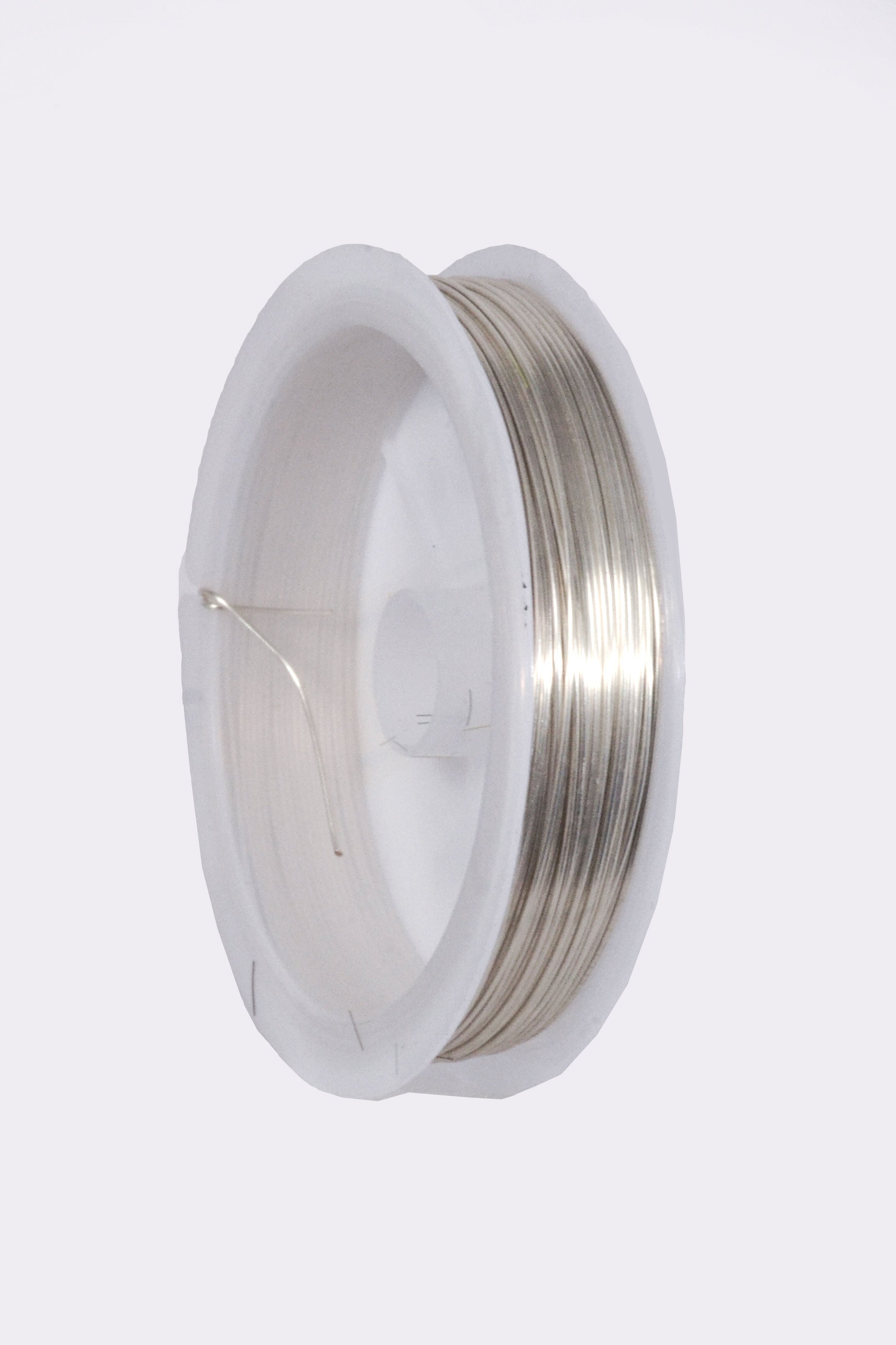 5Yds x 0.6Mm Metallic Wire Silver