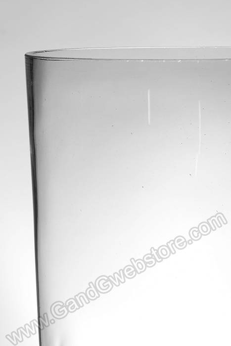 4" X 5" X 10" Trumpet Glass Vase Clear