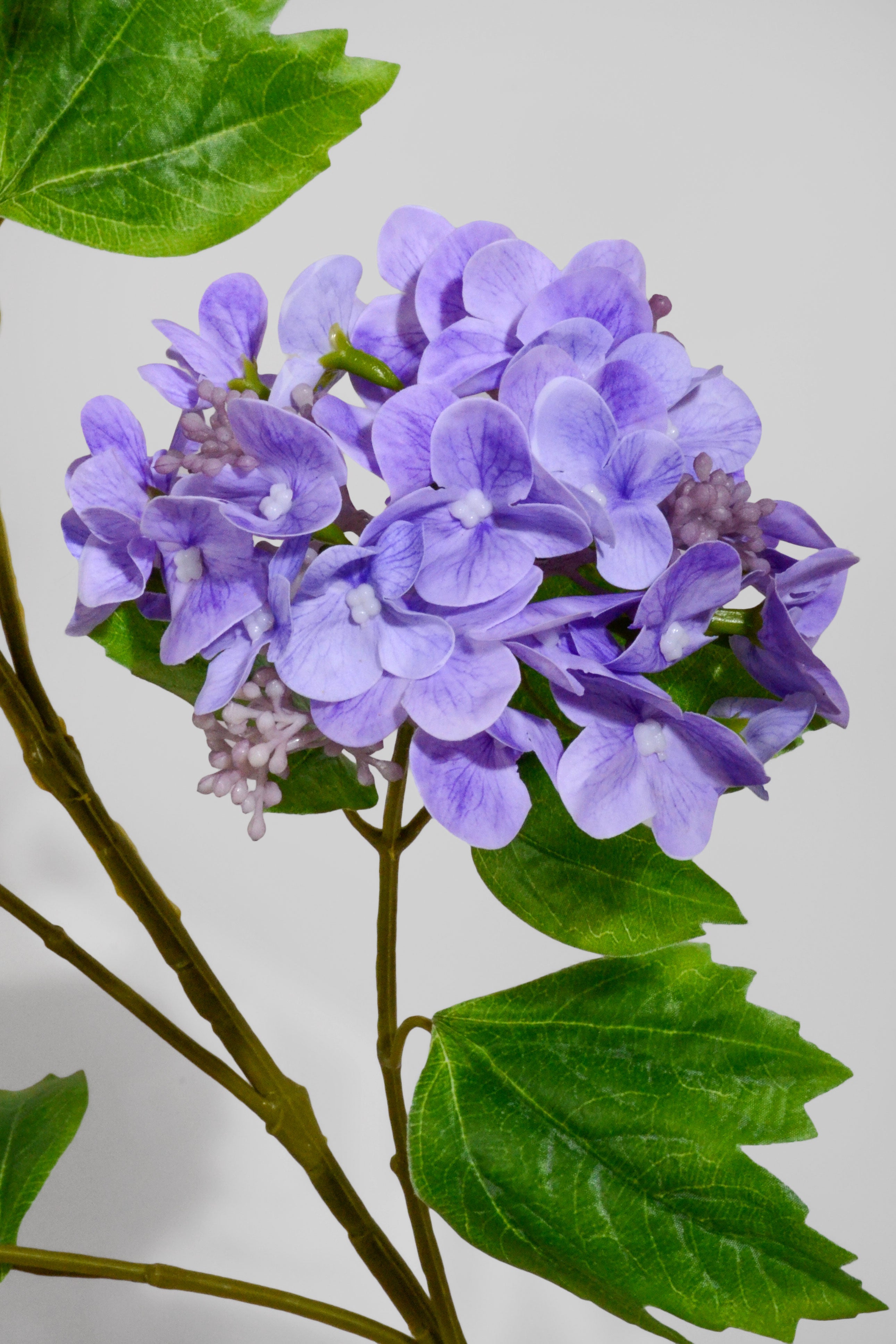 37" Silk Snowball Spray Lavender