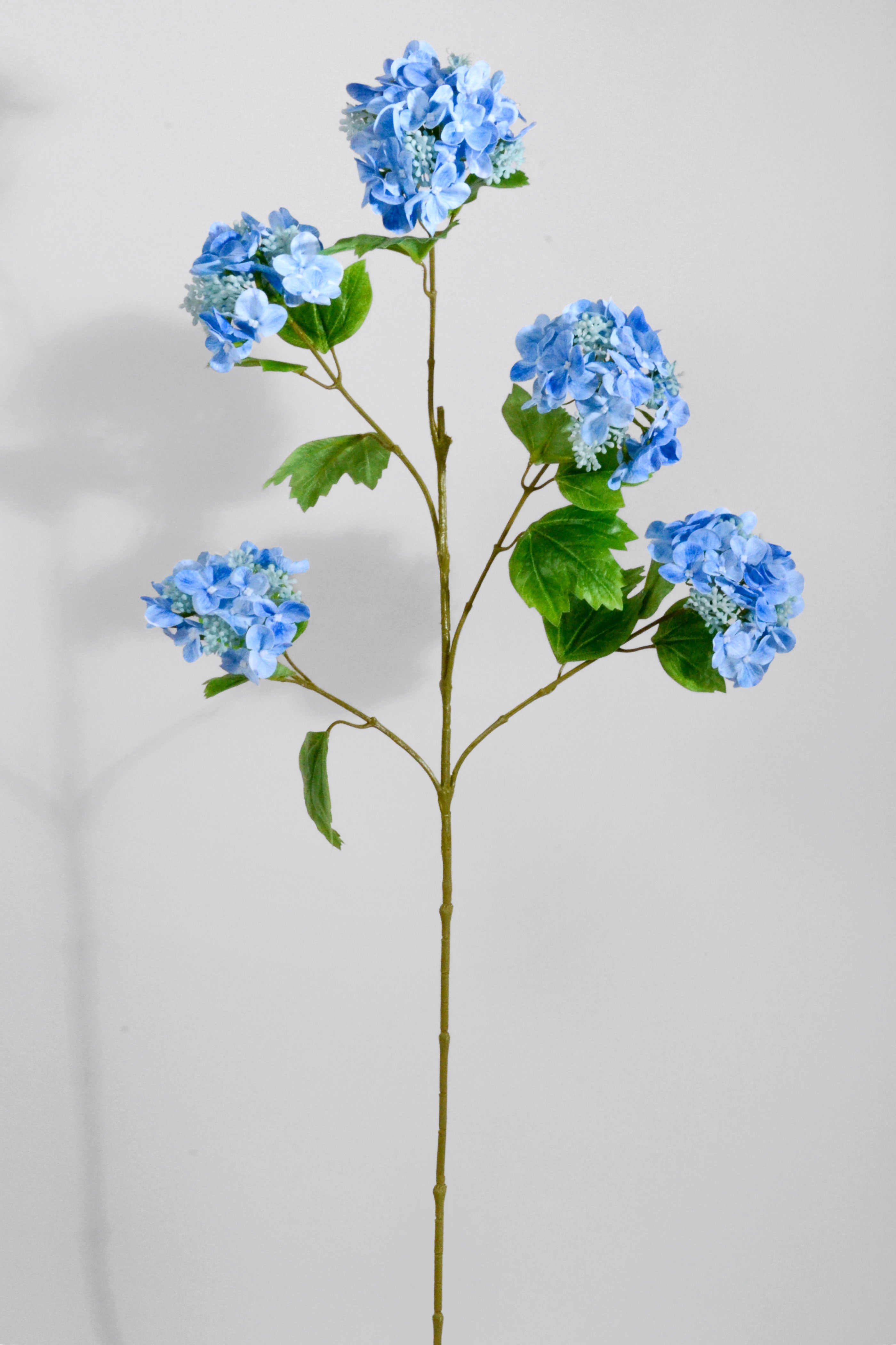 37" Silk Snowball Spray Blue