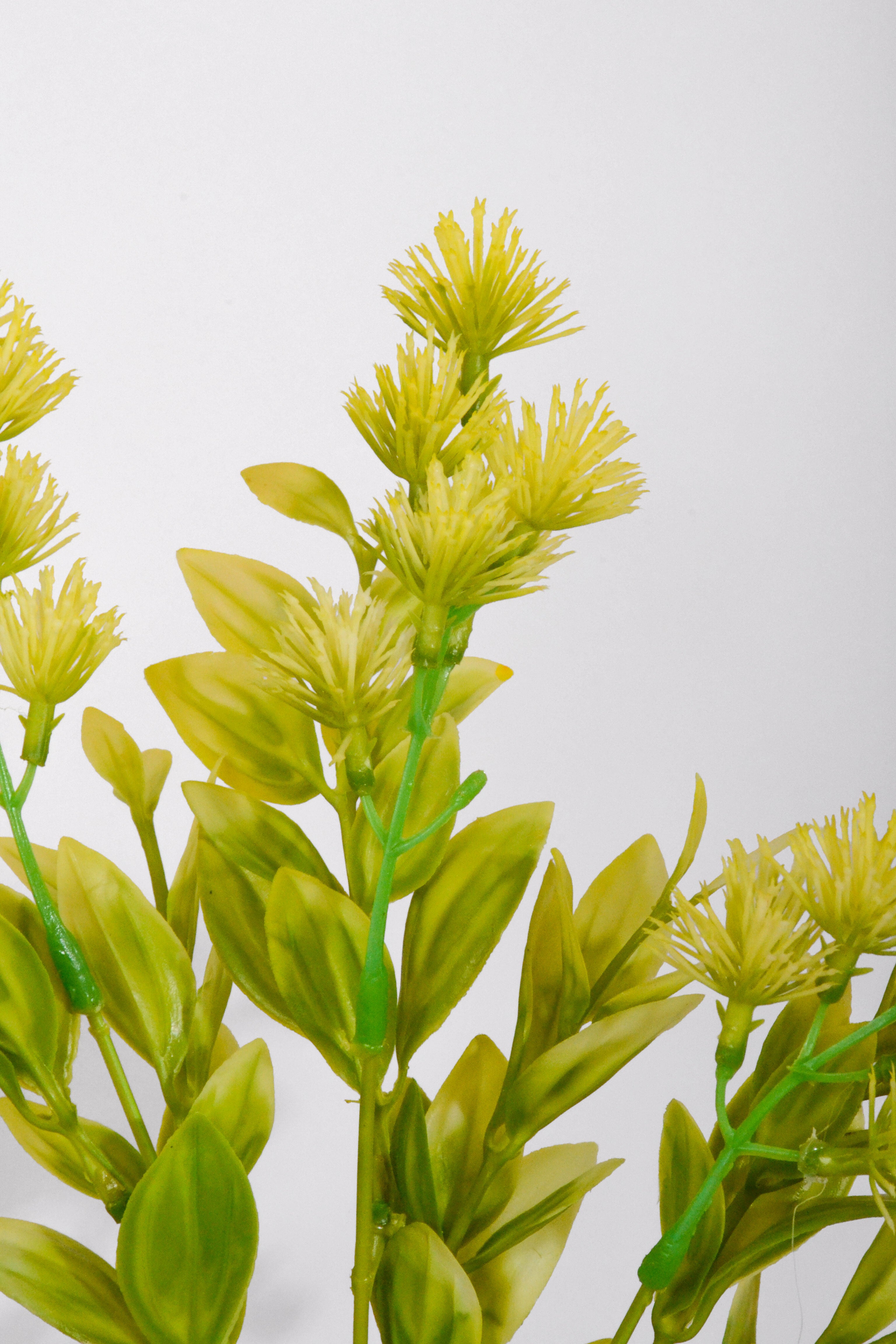 14" Artificial Alliums Bush Light Green