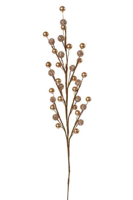 19" Berry Spray Gold (Pkg/12)