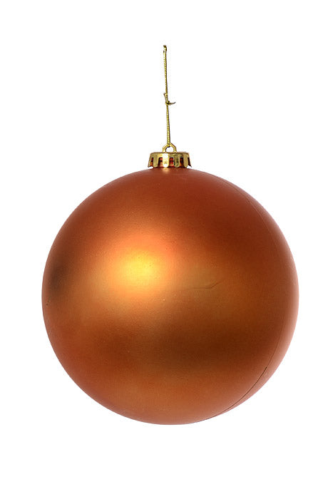 150Mm Matte Plastic Ball Ornament Copper