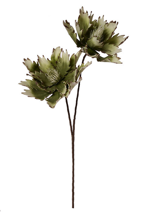 35" Foam Flower Spray Green