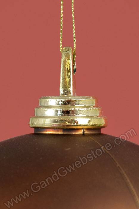 150mm Matt Plastic Ball Chocolate