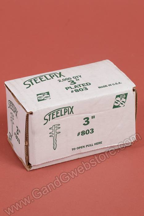 3" Steel Plate Picks Box/2000