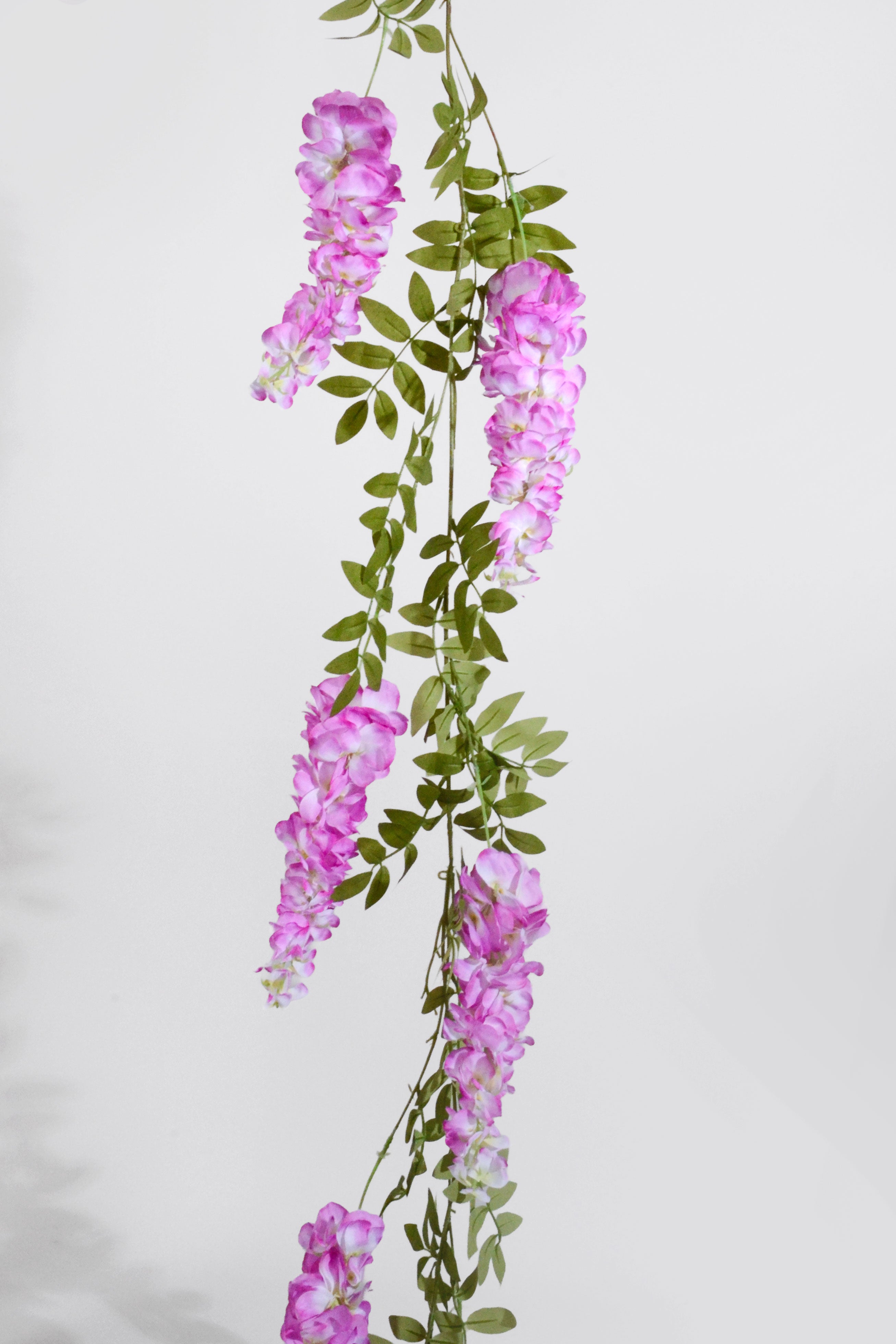 6Ft Artificial Wisteria Garland Lilac