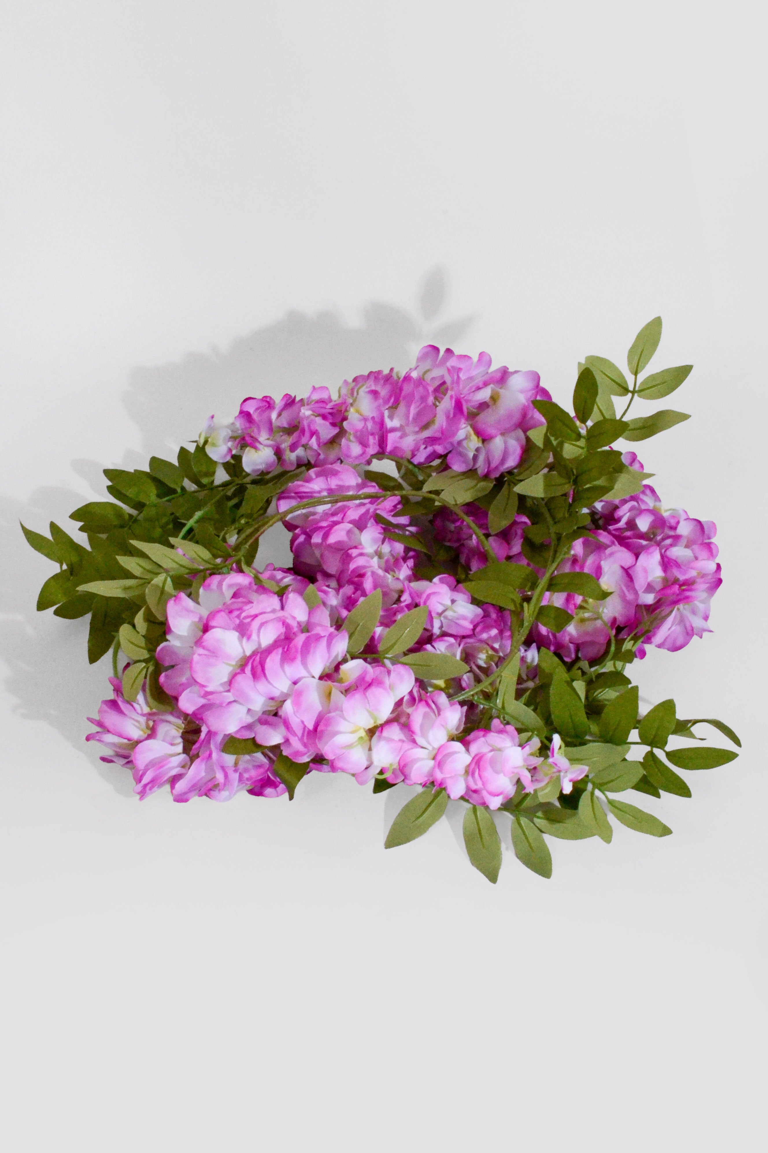 6Ft Artificial Wisteria Garland Lilac