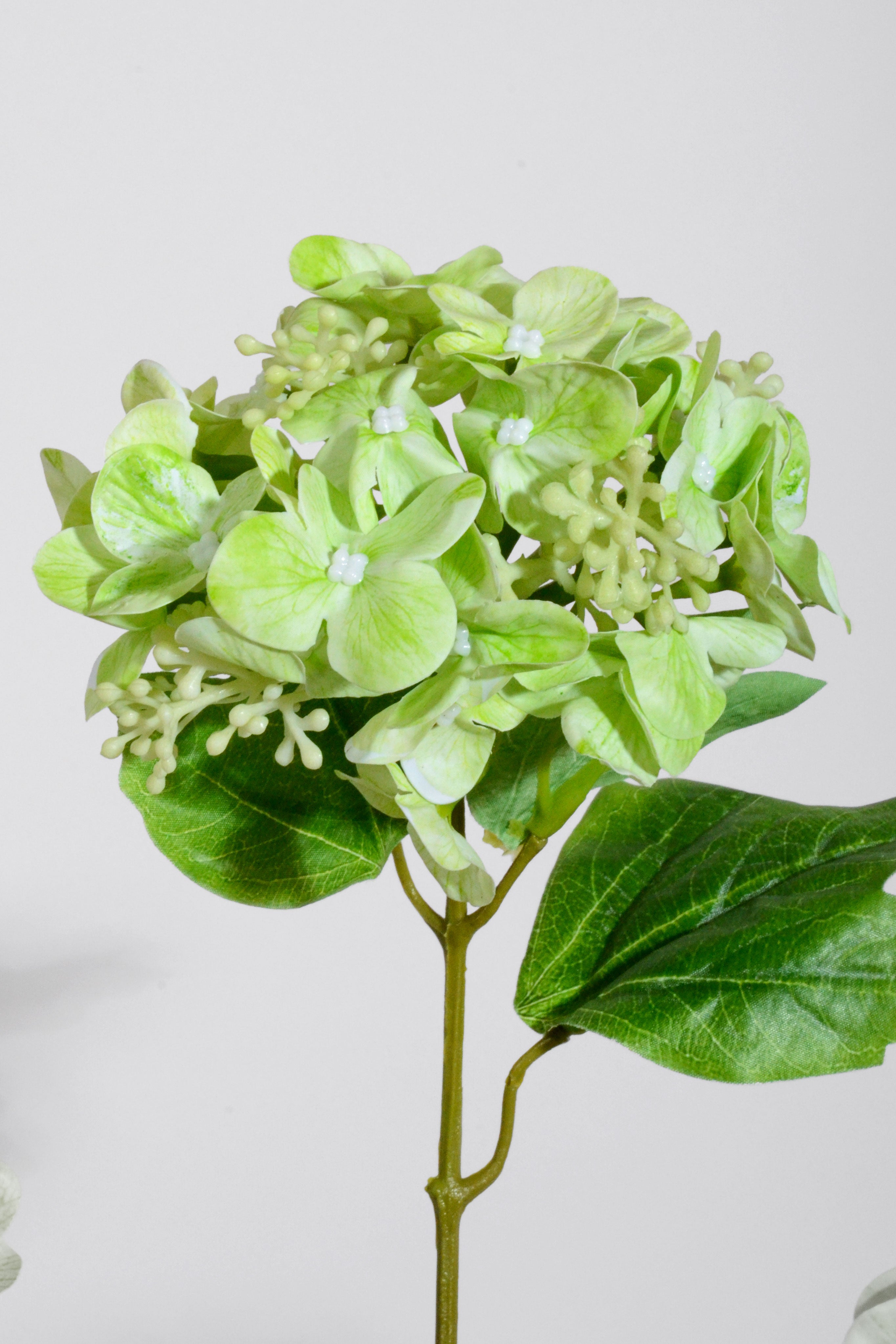 37" Silk Snowball Spray Green