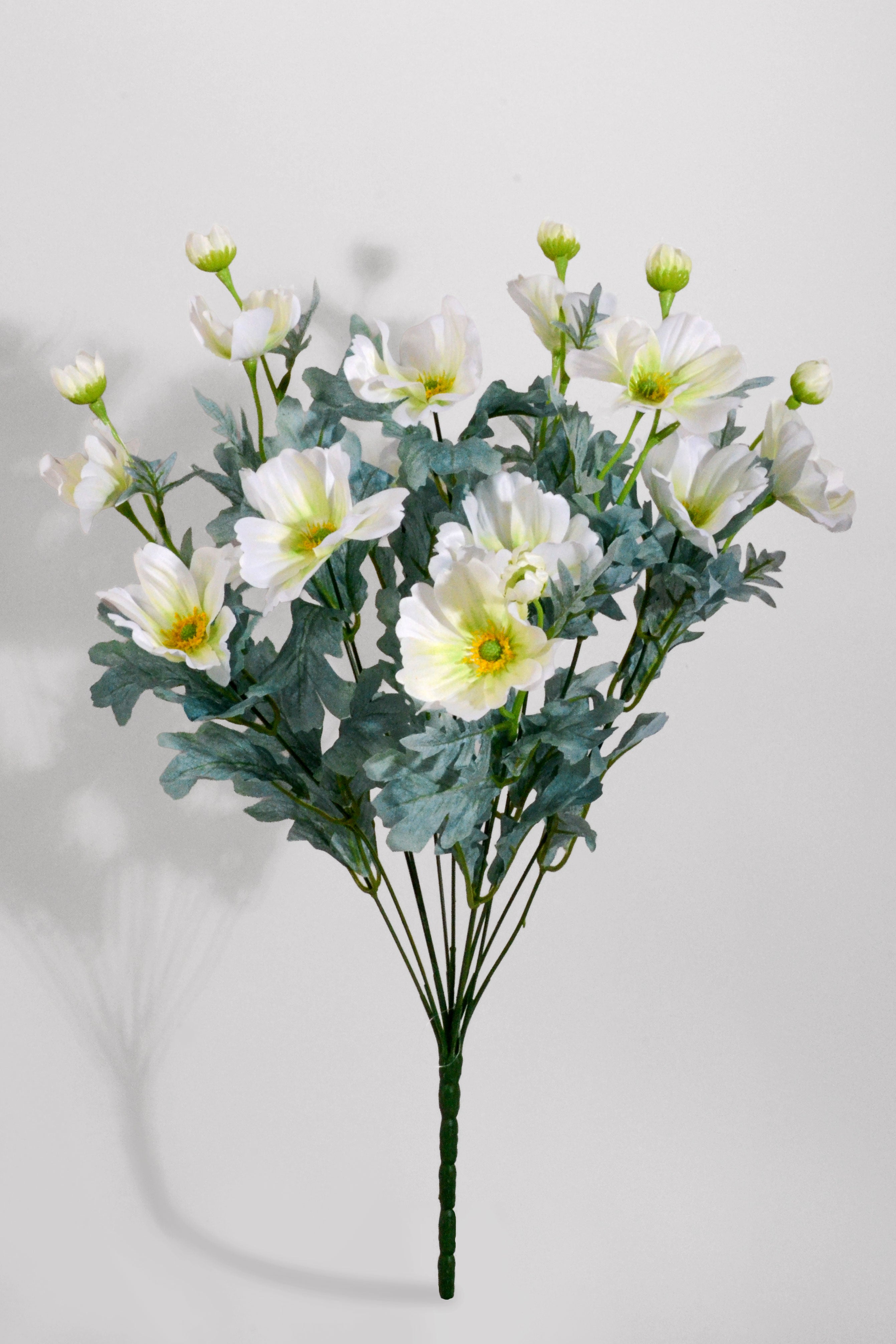 22" Silk Cosmo Bush Cream