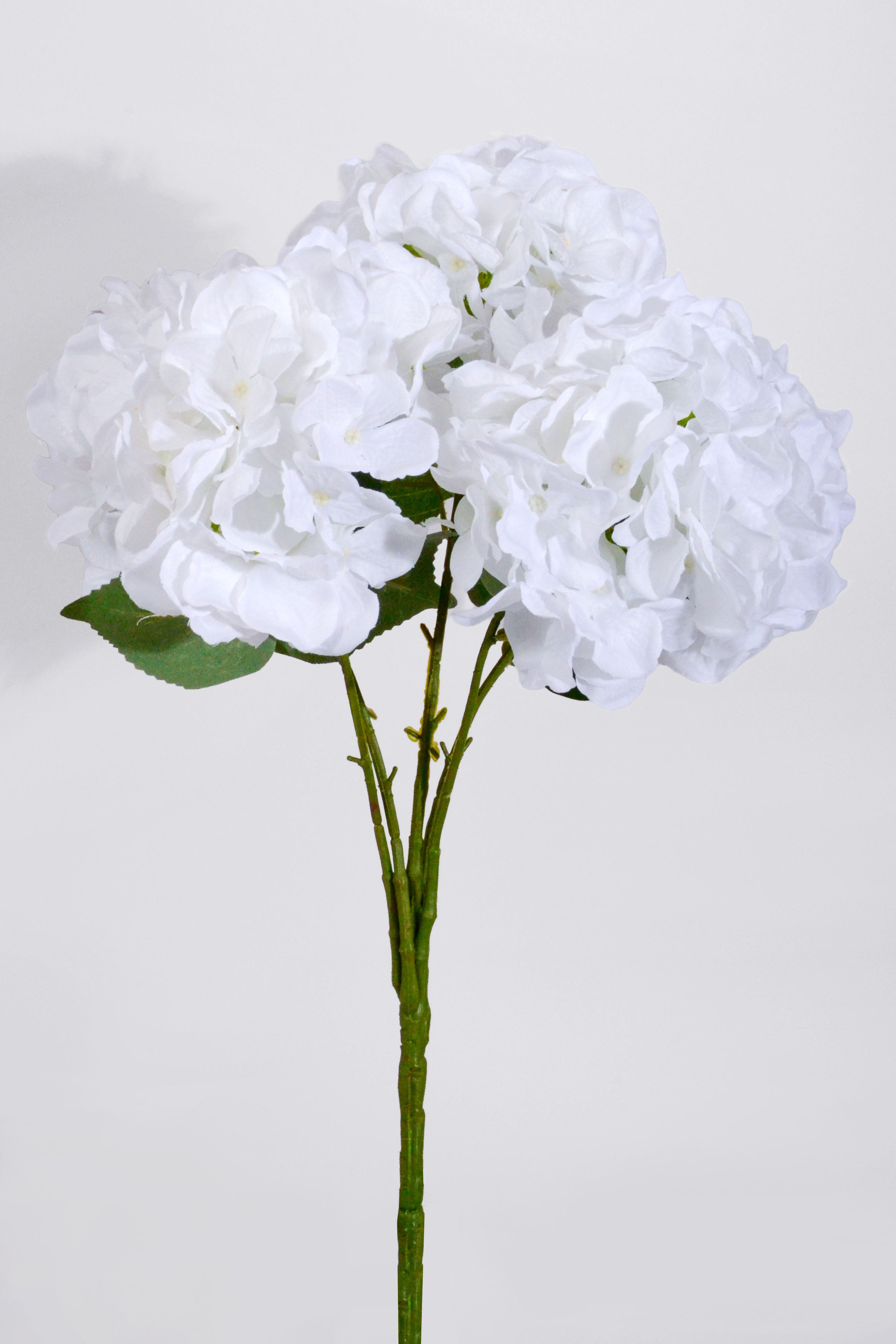 21.5" Silk Hydrangea Bush White