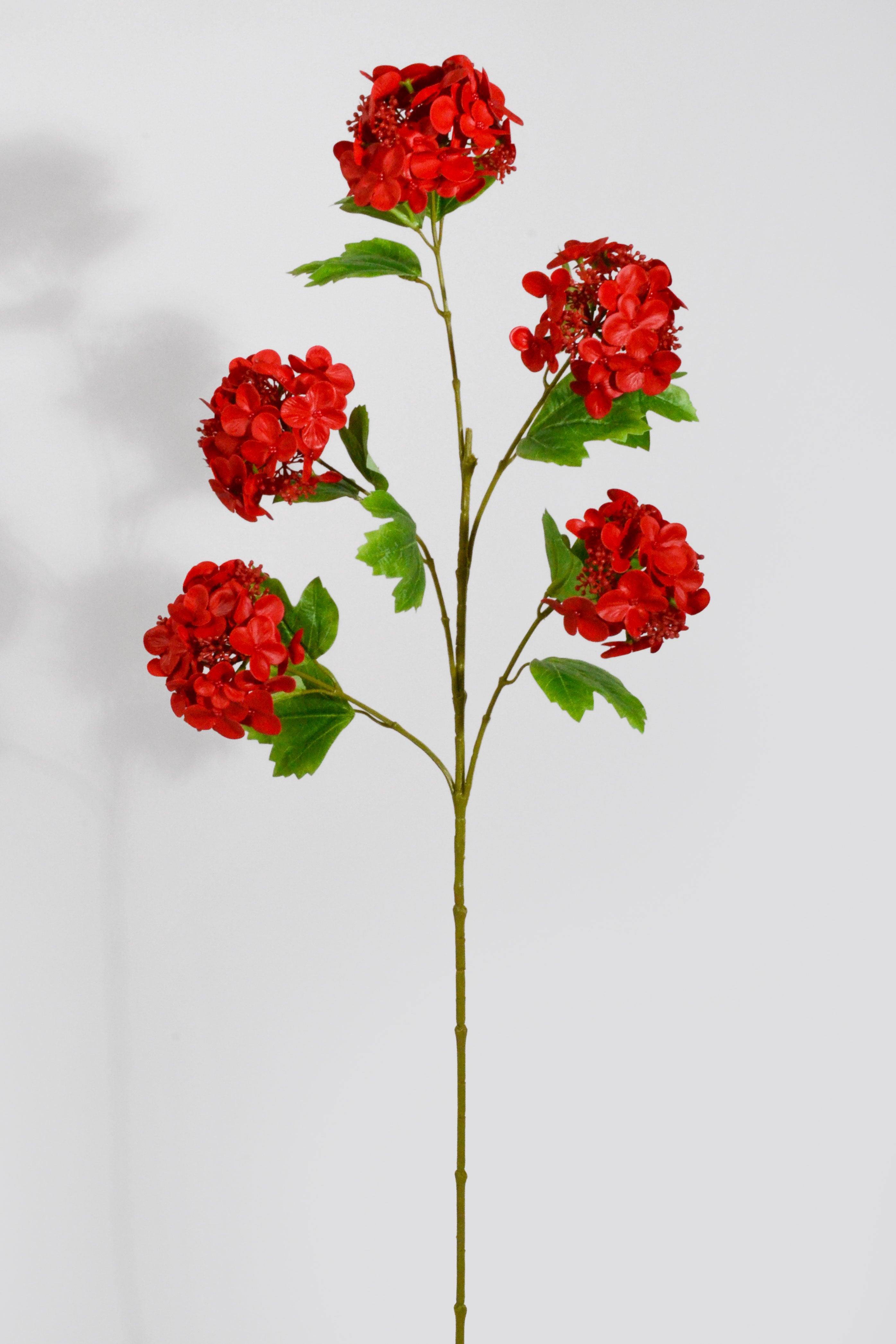 37" Artificial Snowball Spray Red