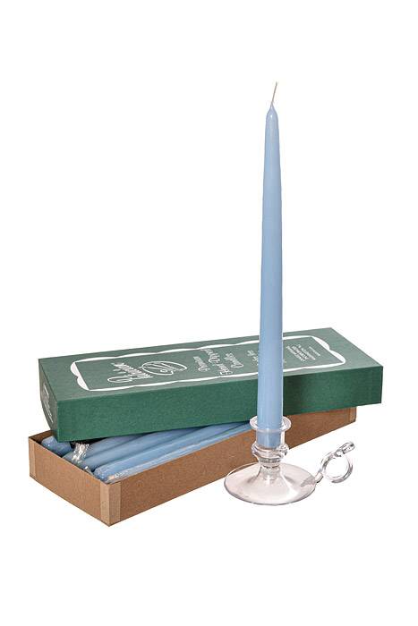 12" Patrician Taper Light Blue Box/12
