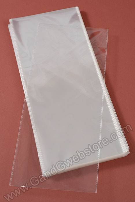 5" X 12" Cellophane Bag Clear Pkg/100