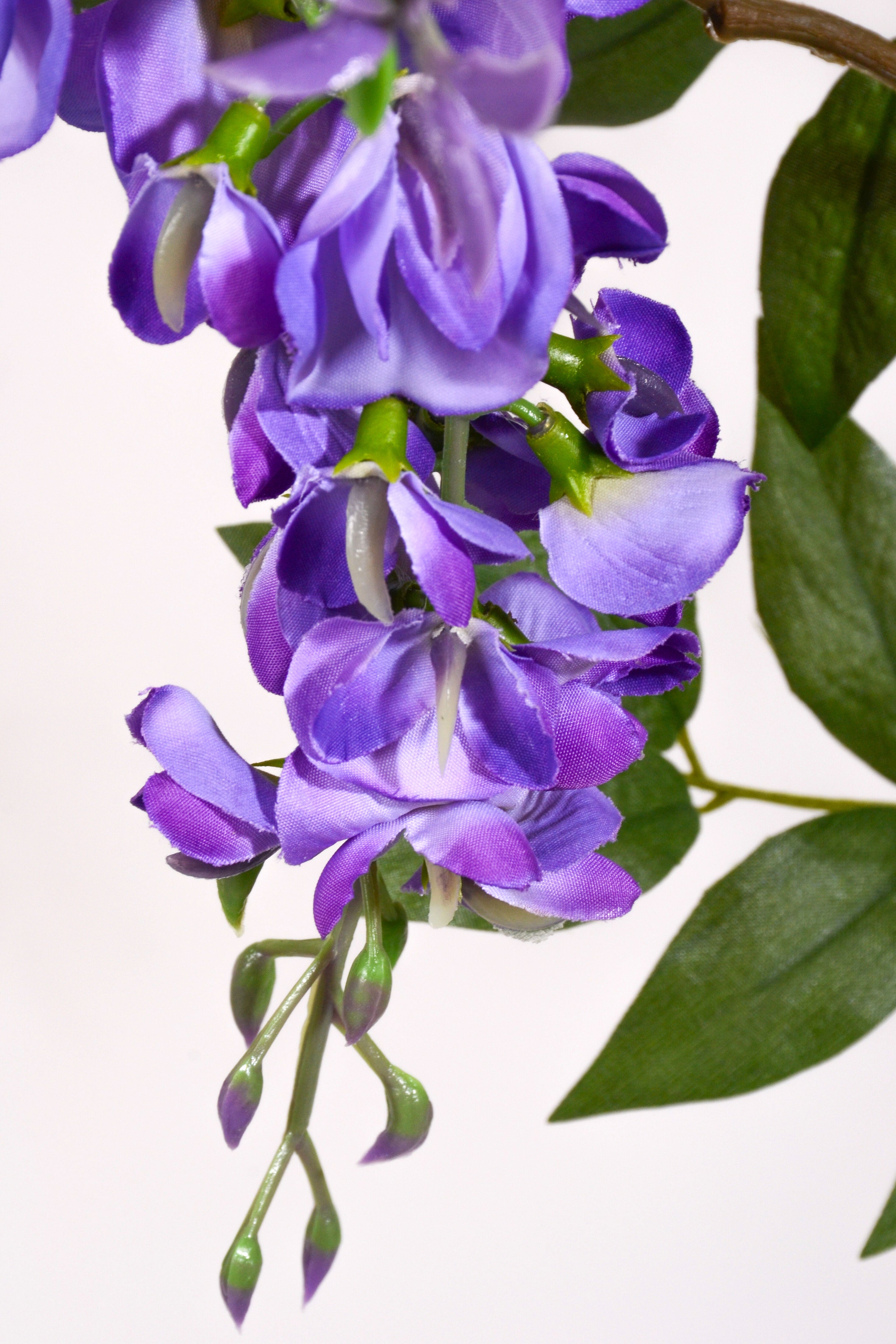 41" Uv Silk Wild Wisteria Spray Lavender