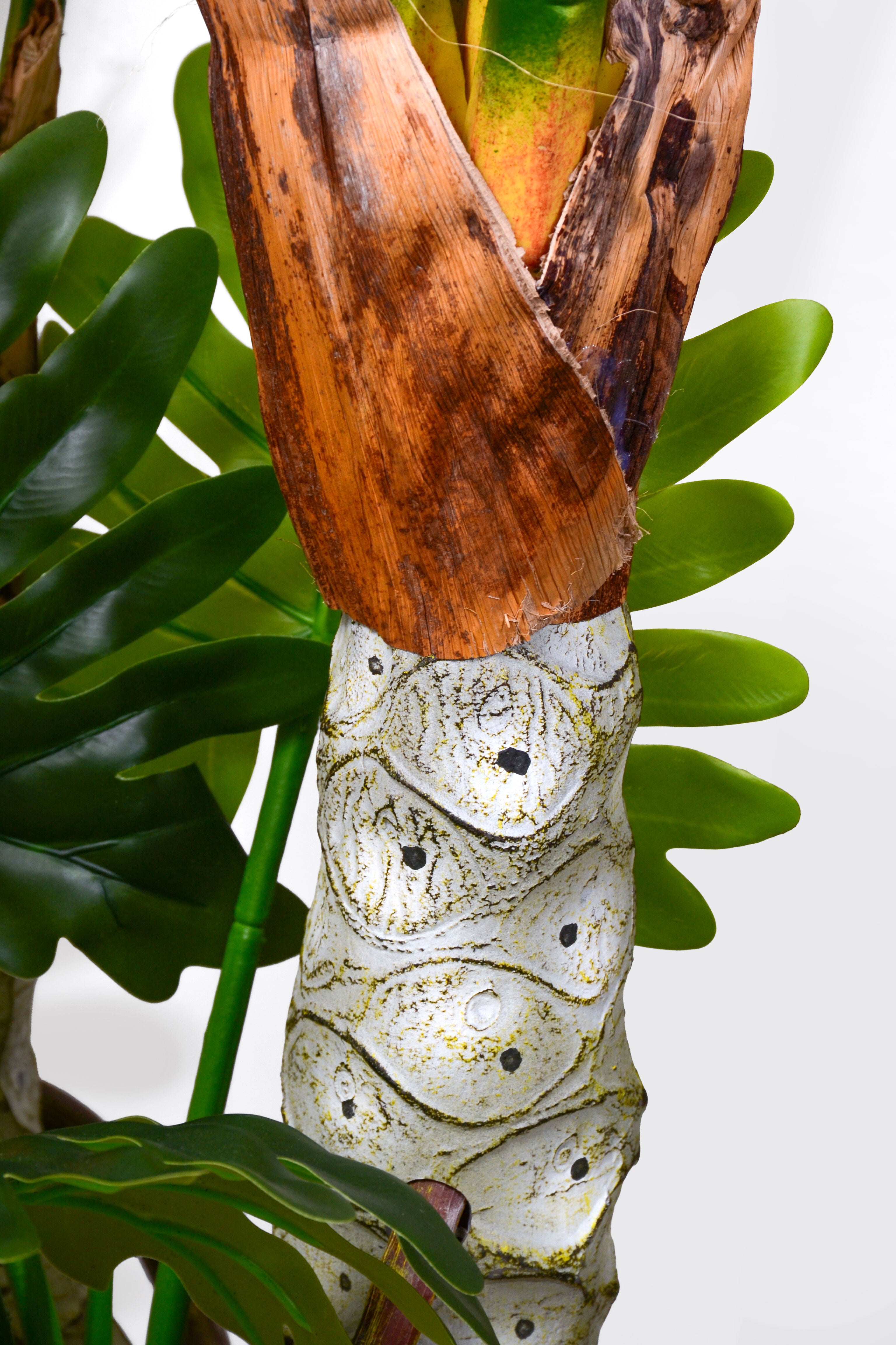 67" Artificial Selloum Philo Plant In Pot Green