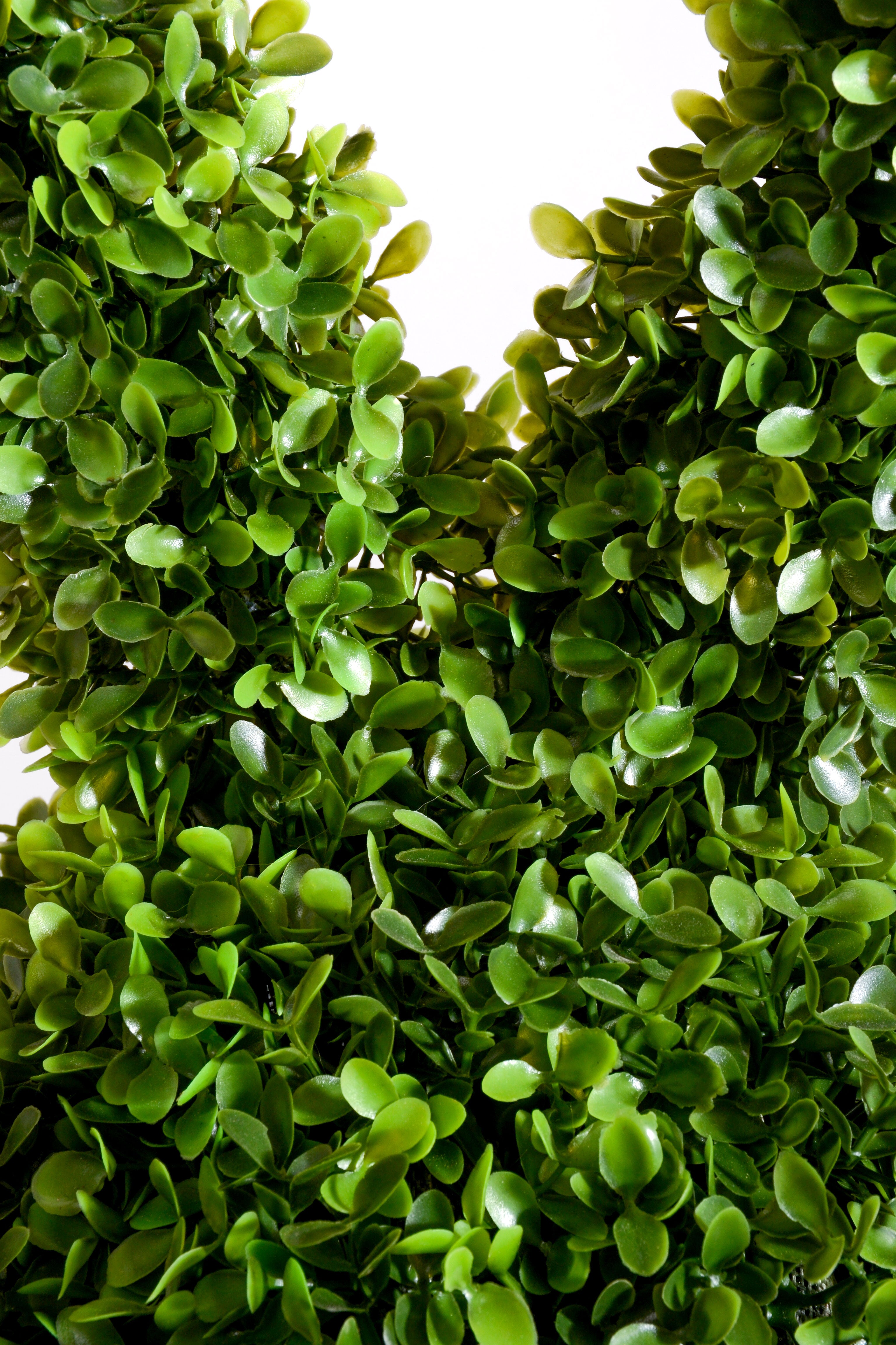 32" UV Boxwood Bunny Topiary Two Tone Green