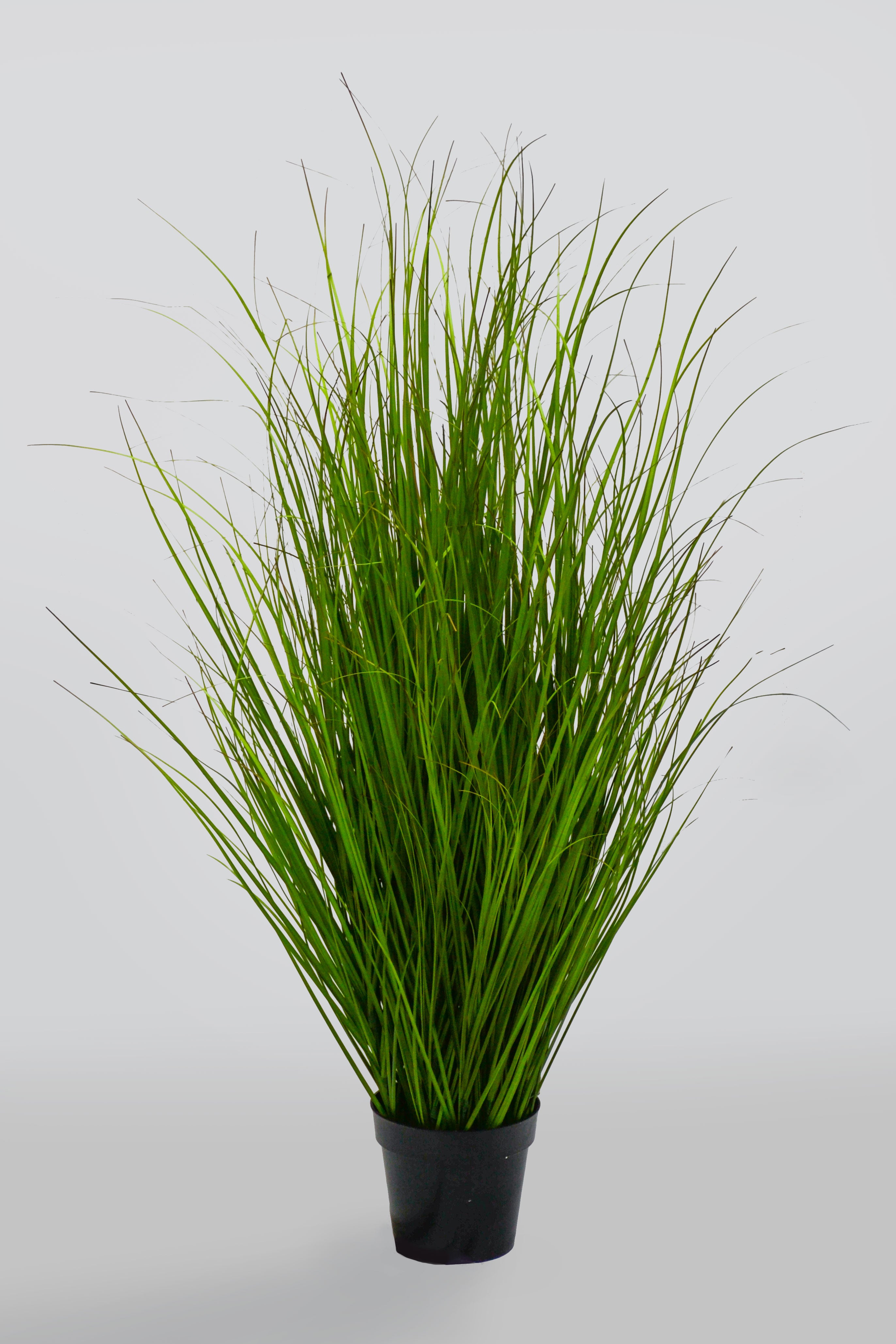48" Artificial UV Potted Fountain Grass Green