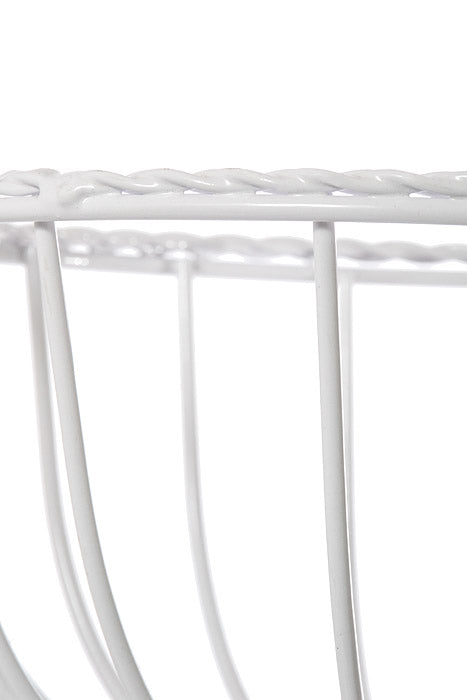 8" X 29" Adjustable Up To 46" Bouquet Stand White