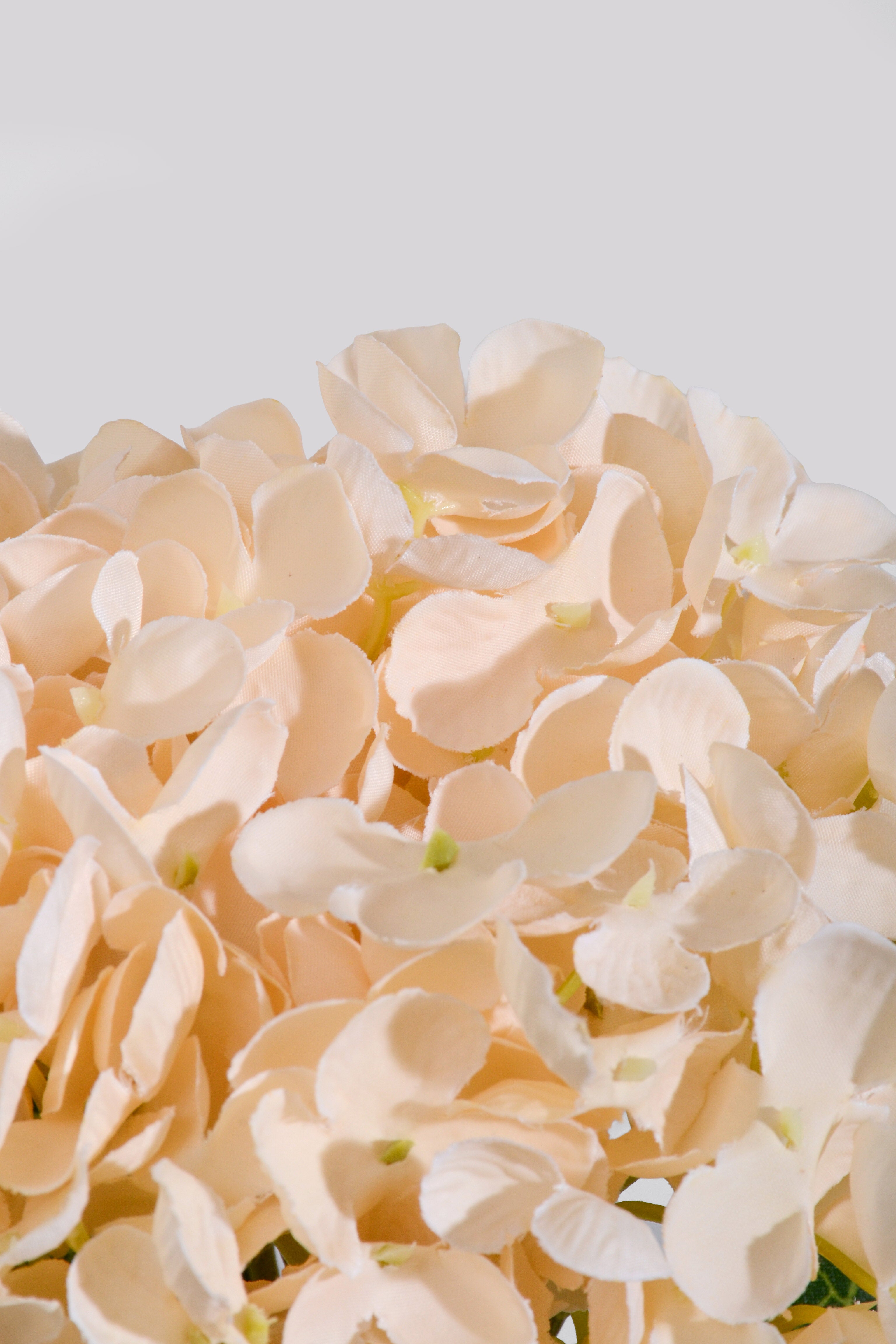 20" Silk Hydrangea Stem Beige