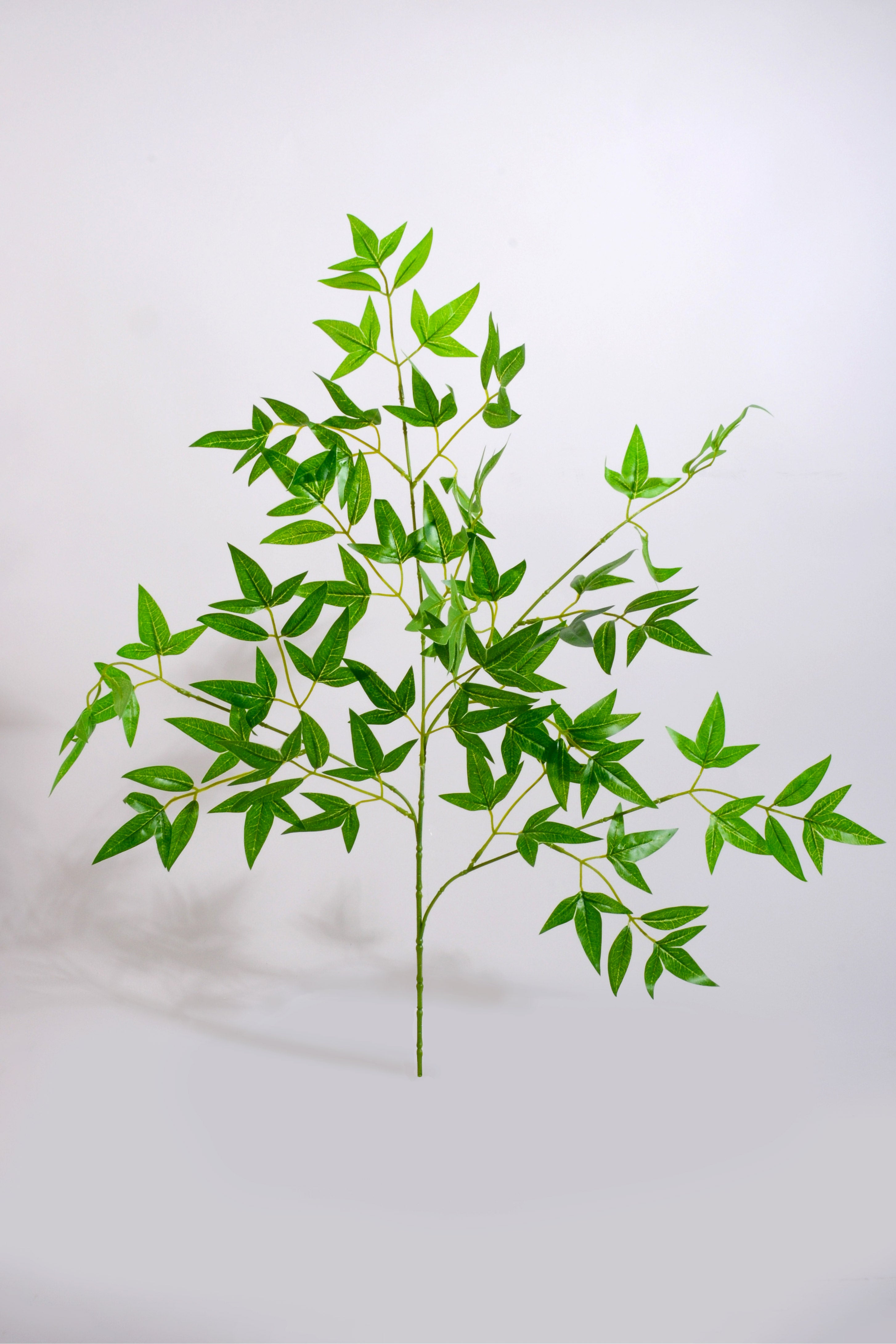 23.5" Artificial Maple Leaf Spray Green Pkg/12