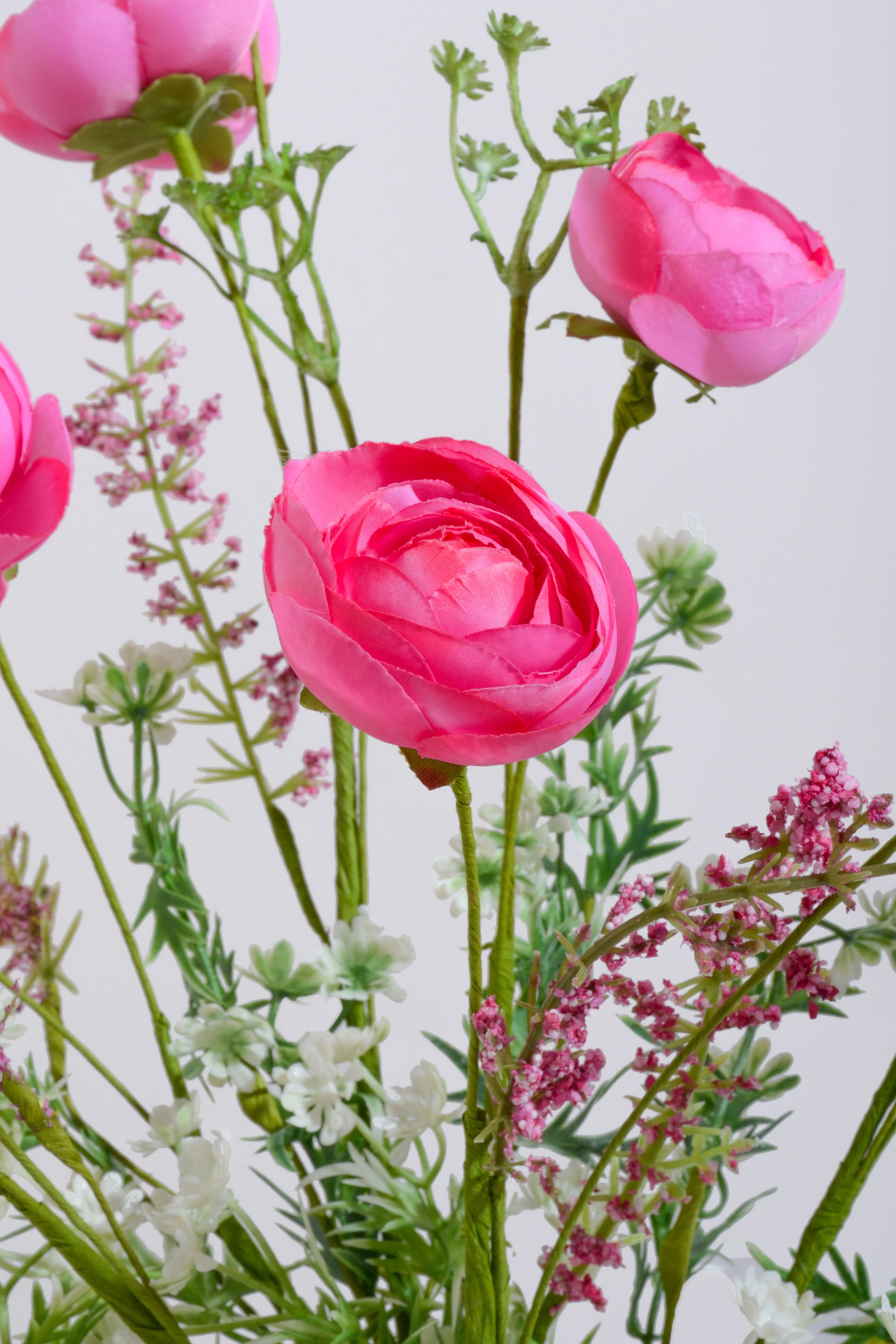 21.5" Silk Ranunculus Mixed Beauty