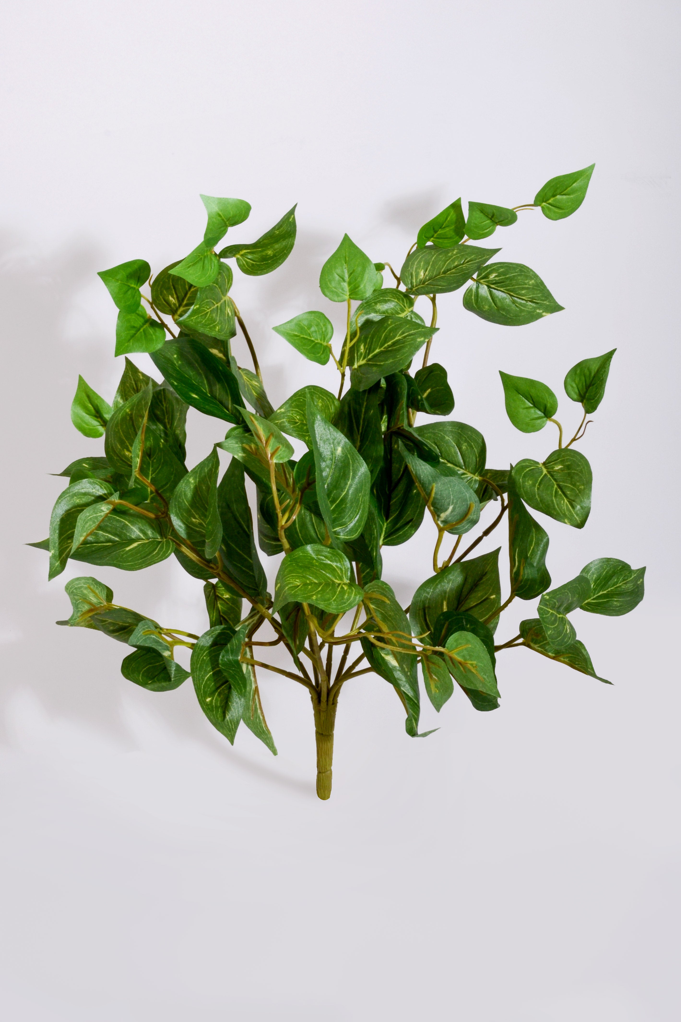 19" Uv Artificial Protected Philo Bush Green