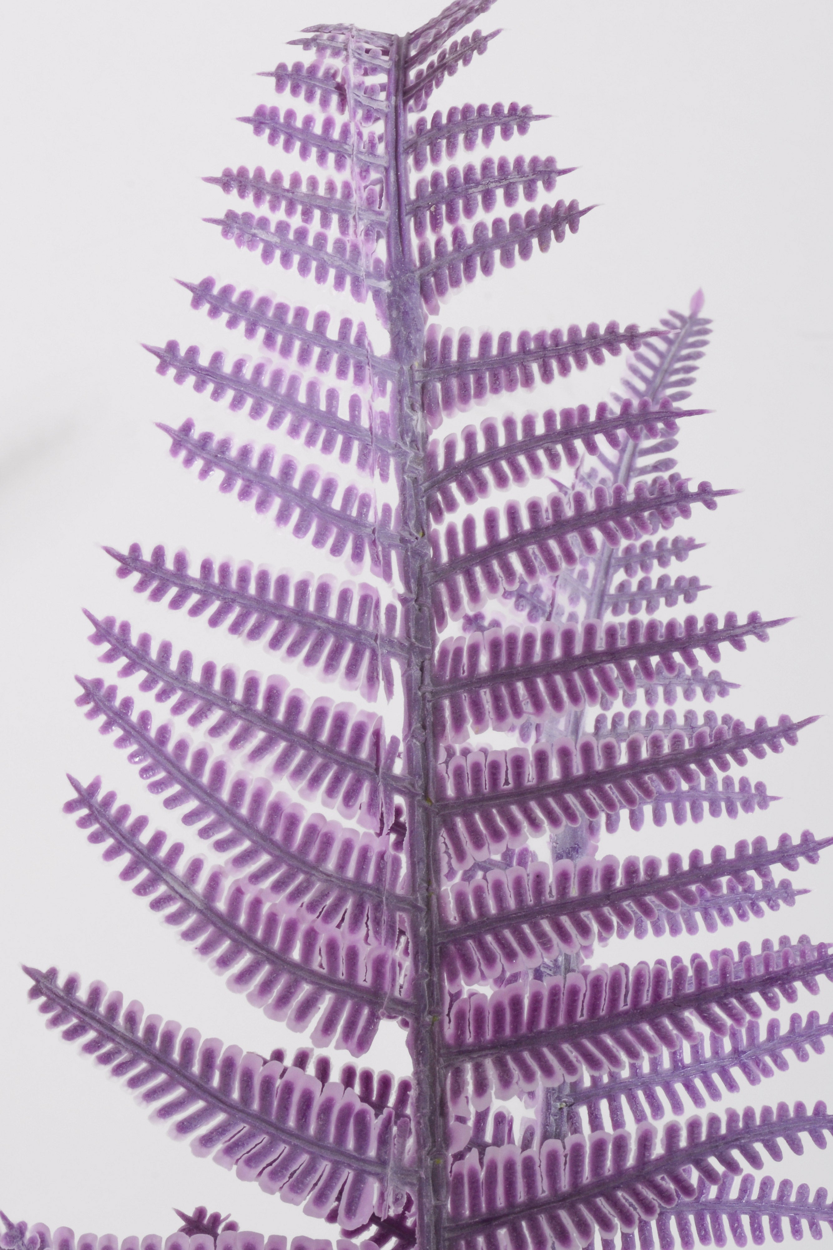 25" Artificial Fern Bush Purple
