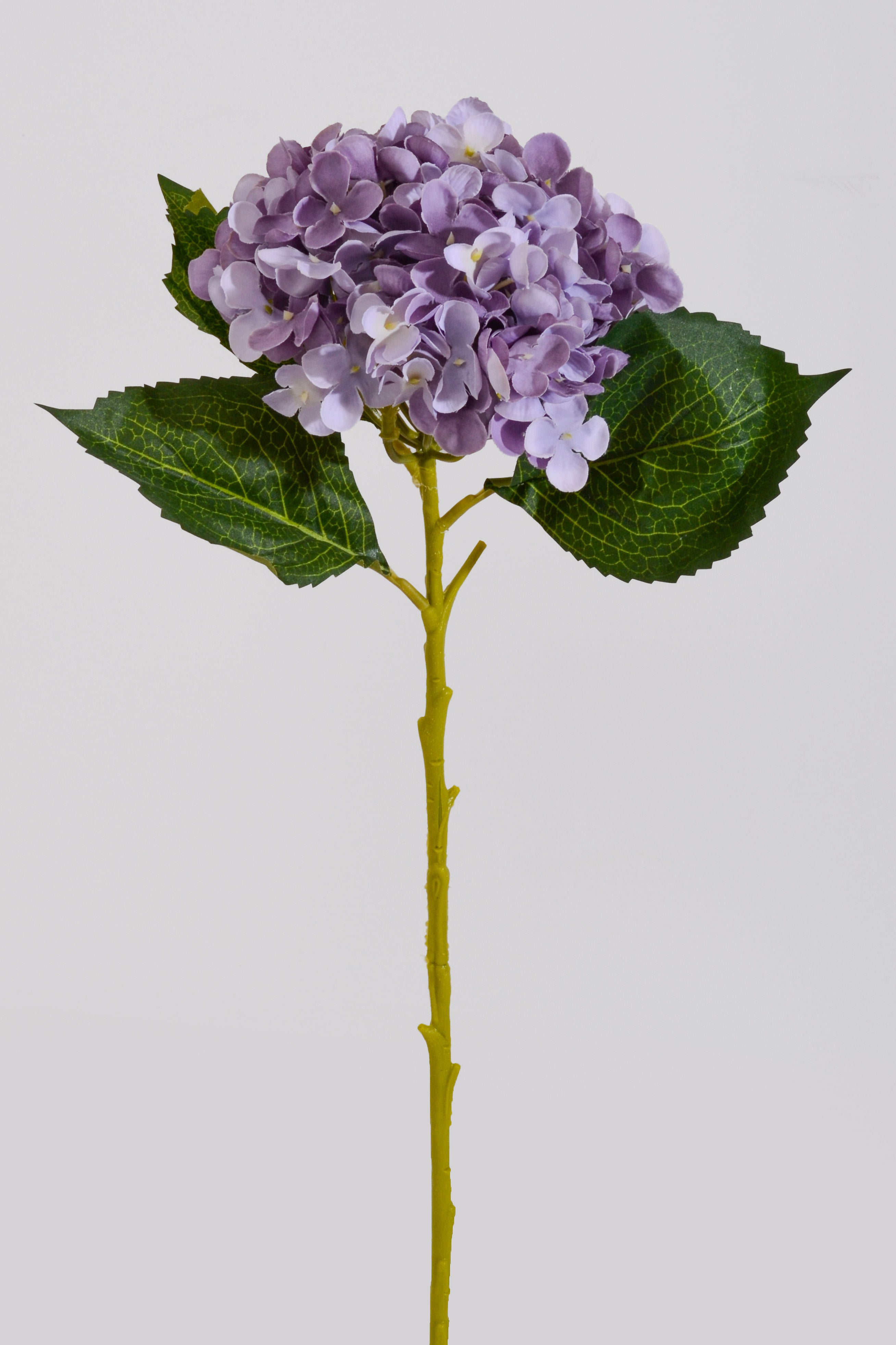 20" Silk Hydrangea Stem Lavender
