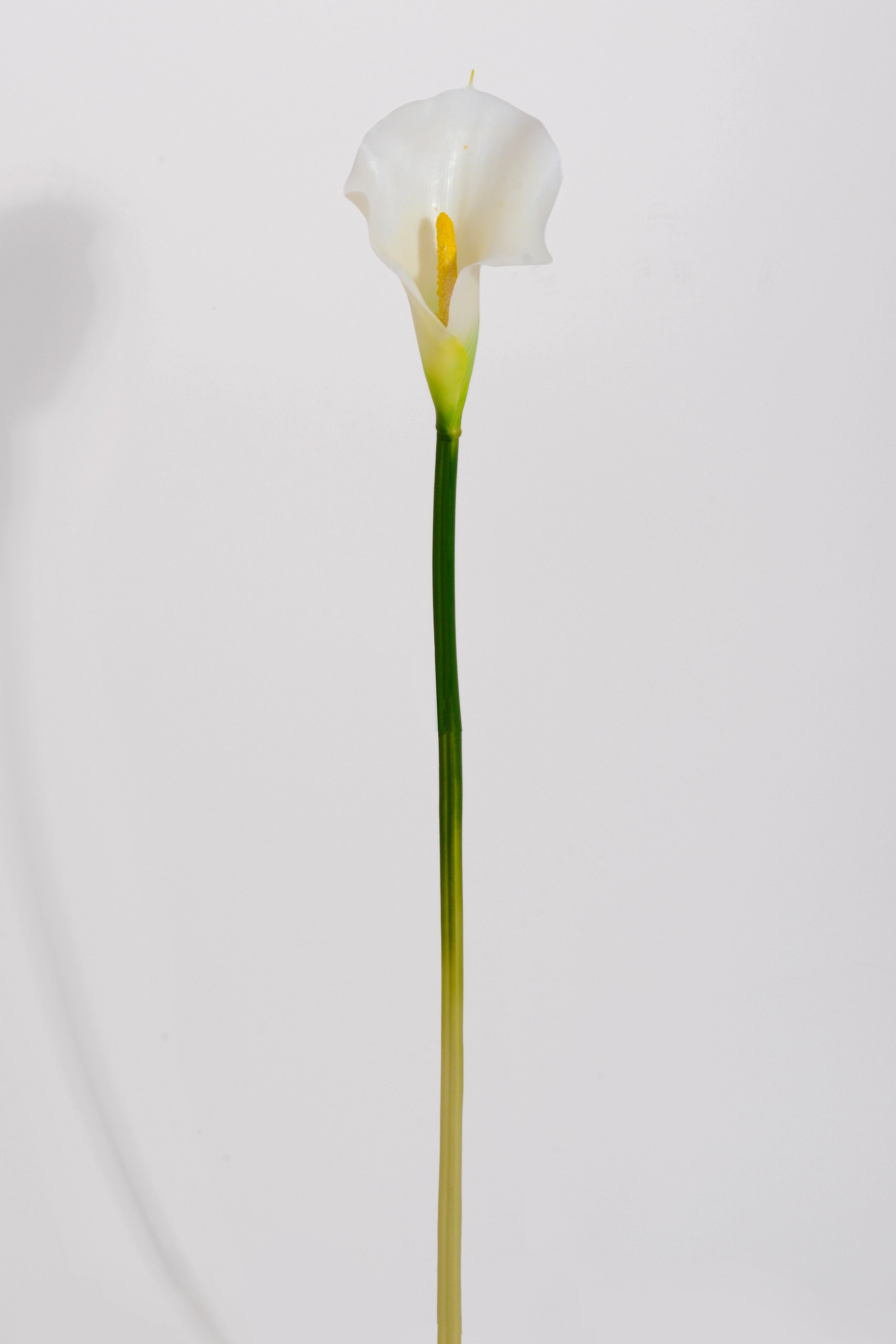 21" Artificial Calla Lily Stem White