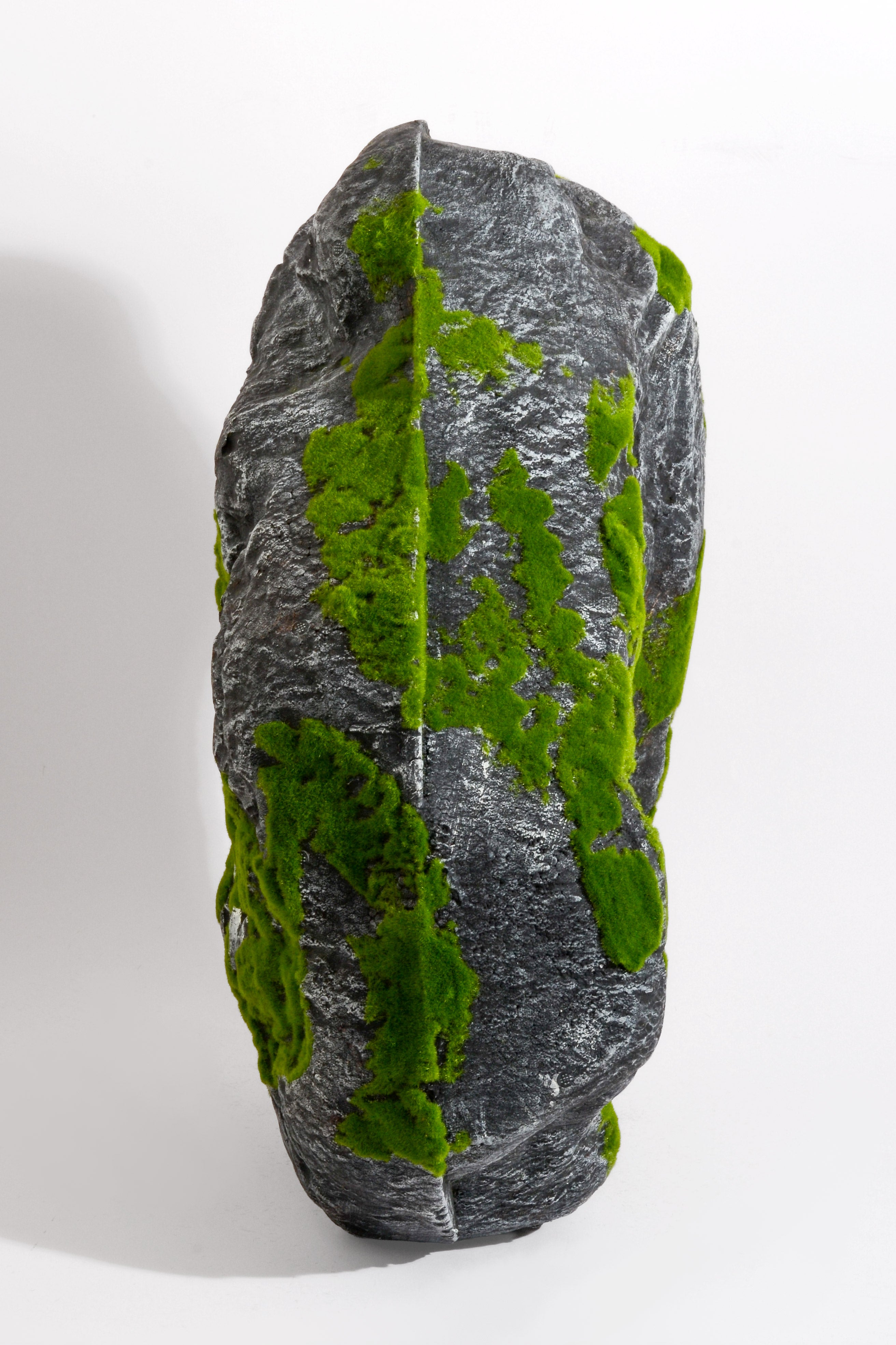 8"x 13.75"x 19.5" Rock w/Moss Green
