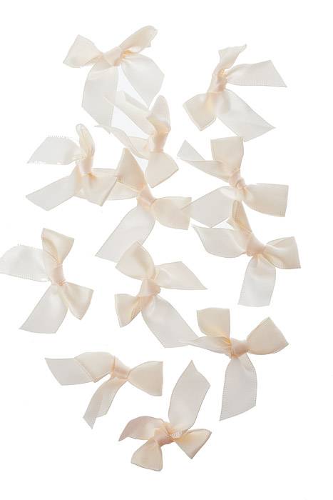 2" Ribbon Bow Ivory Pkg/12