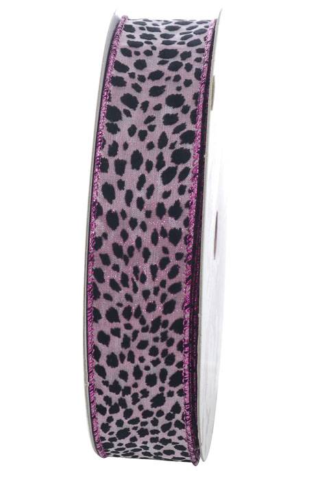 1.5" X 25yds Wired Swift Ribbon Pink