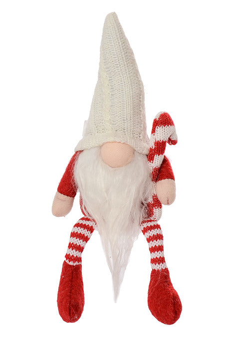 10.5" Candy Gnome Red/White Set/3