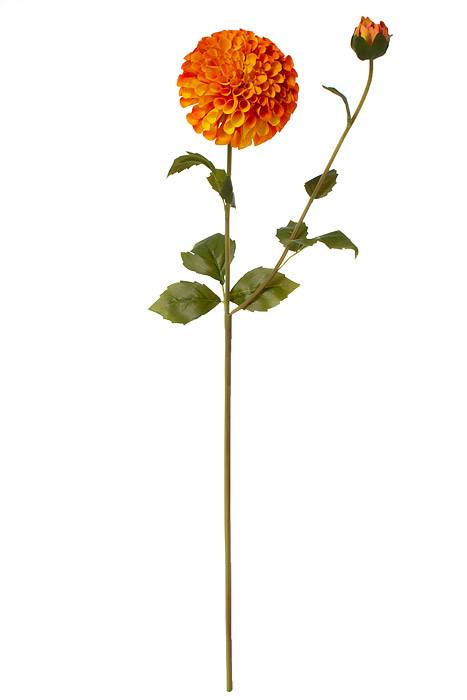 31" Silk Dahlia Spray Orange/yellow