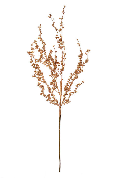 30" Metallic Mini Berry Spray Gold
