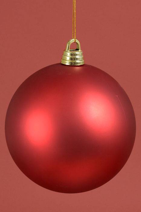 300mm Matt Plastic Ball Red