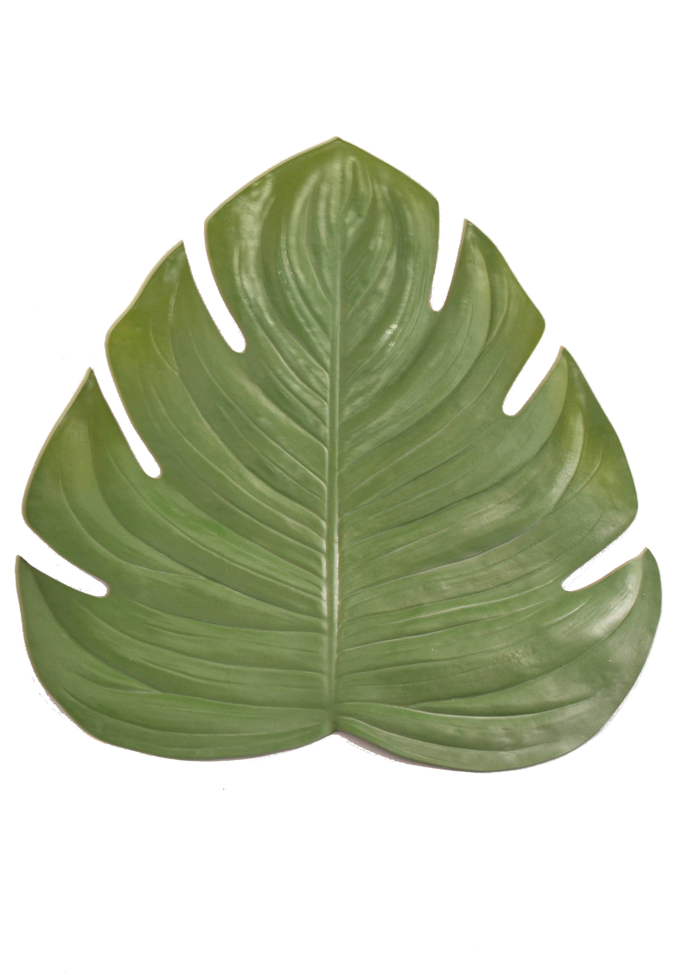 16.5" Monstera Placemat Green