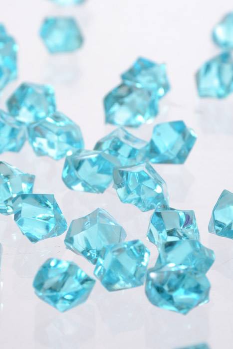 Small Acrylic Cube Aqua Pkg/1lb