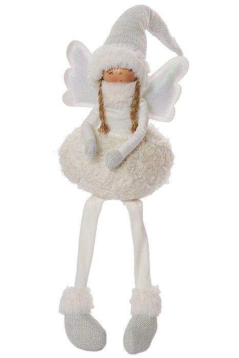 20" Sitting Angel White