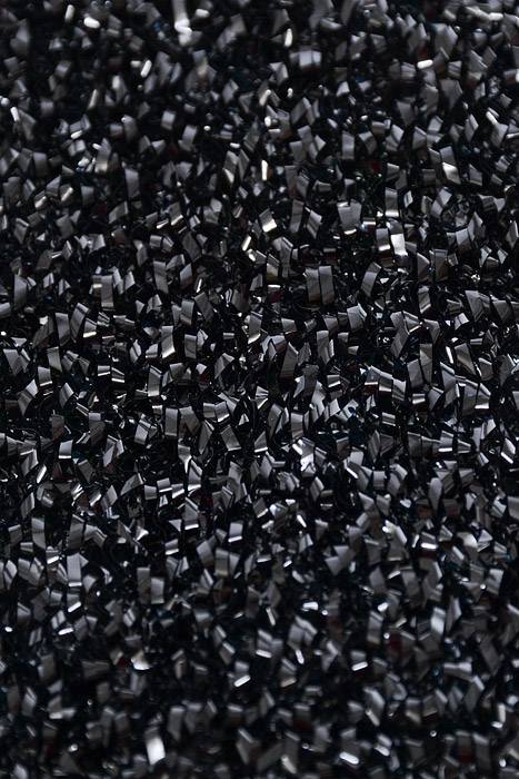 60" X 3yds Sponge Lurex Black