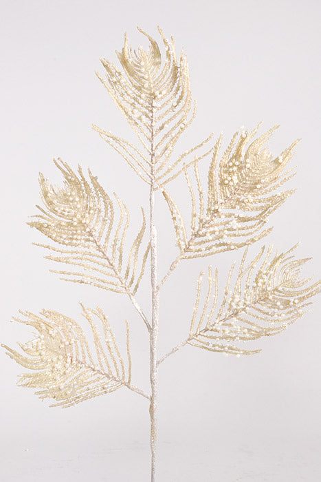 24" Pearl Coral Fan Spray Pearl/White