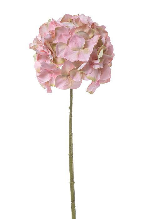 21" Silk Hydrangea Spray Mauve/green